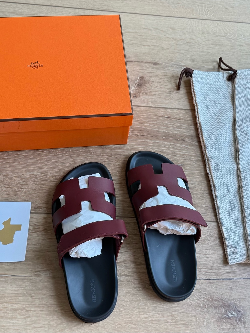 Hermes Chypre Sandals size 39